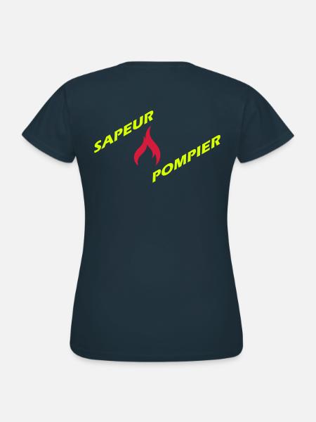 sapeur-pompier - T-shirt Femme - marine
