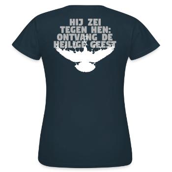Receive Comforter - Dutch - Women's T-Shirt - navy - Back - AI Model Female 172 dark (172cm)