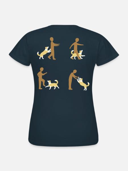 Dog Dancing 3-1 - Frauen T-Shirt - Navy