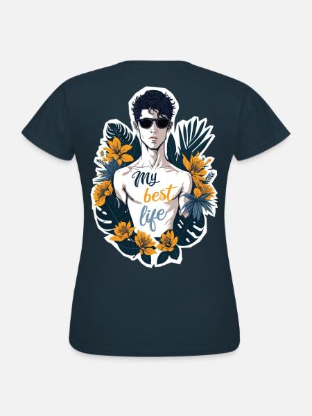 Mein bestes Leben - Frauen T-Shirt - Navy