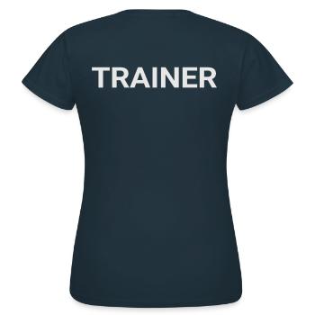 Trainer - Dos, dos, dos étiquetés - T-shirt Femme - marine - Dos - AI Model Female 172 dark (172cm)