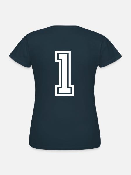 Nummer Eins - Frauen T-Shirt - Navy