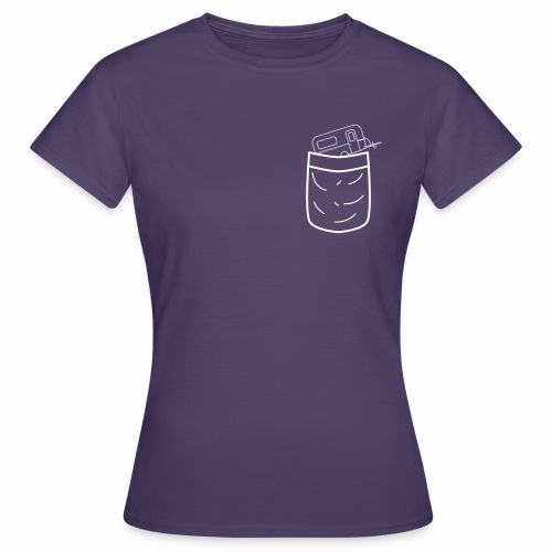 Brusttasche Camping / Caravan - Frauen T-Shirt