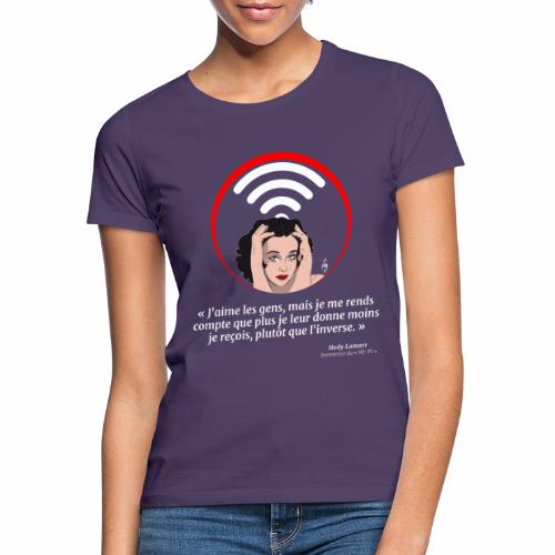 Hedy Lamarr inventrice du Wi-Fi - T-shirt Femme