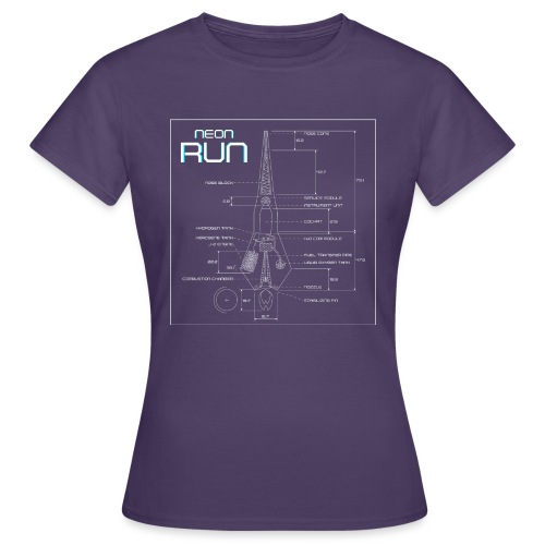 NeonRun - Vrouwen T-shirt