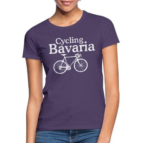 Cycling Bavaria (Vintage Weiss) Fahrrad in Bayern - Frauen T-Shirt