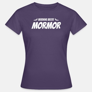 Verdens beste mormor - T-skjorte for kvinner