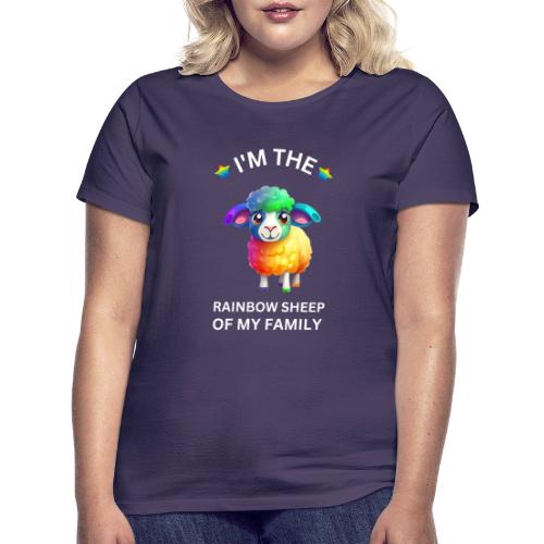 IM THE RAINBOW SHEEP OF MY FAMILY - T-skjorte for kvinner