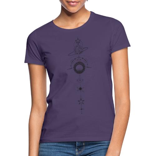 Skizze Geometrie Galaxie - Frauen T-Shirt