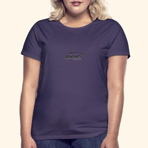 noloabandones negro - Camiseta mujer