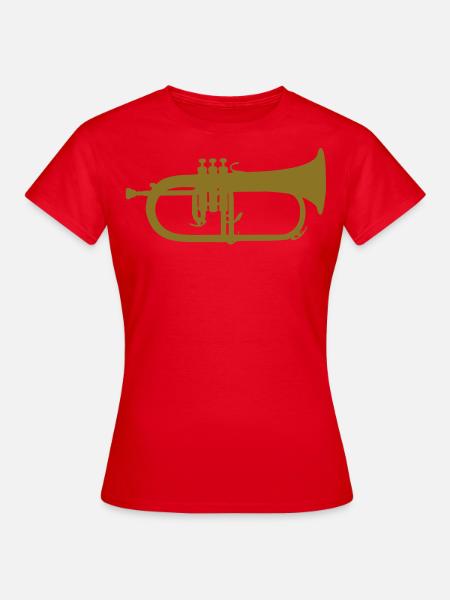 music trumpet brass - Frauen T-Shirt -