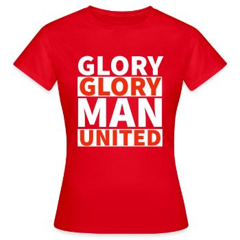Manchester, Royaume-Uni, Manchester, Royaume-Uni - T-shirt Femme - rouge - Devant - AI Model Female 172 dark (172cm)