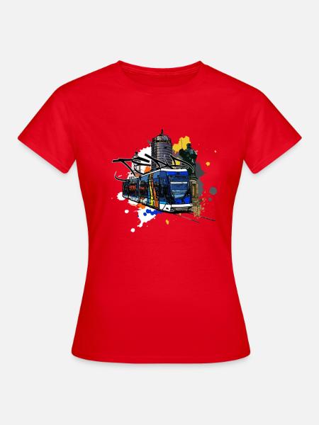 Jena City - Frauen T-Shirt - Rot