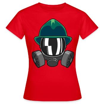 Feuerwehr Freiwillige Feuerwehrmann Feuer Brand - Frauen T-Shirt - Rot - Vorne - AI Model Female 172 dark (172cm)