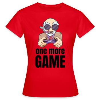 Gamer Opa Video Mann lustig Geschenk - Frauen T-Shirt - Rot - Vorne - AI Model Female 172 dark (172cm)