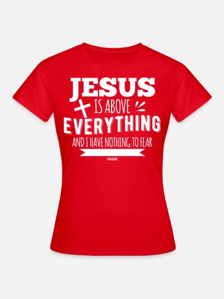 jésus - T-shirt Femme - rouge