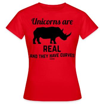 Rhinos go extinct Rhinoceros Tanzania - Women's T-Shirt - red - Front - AI Model Female 172 dark (172cm)