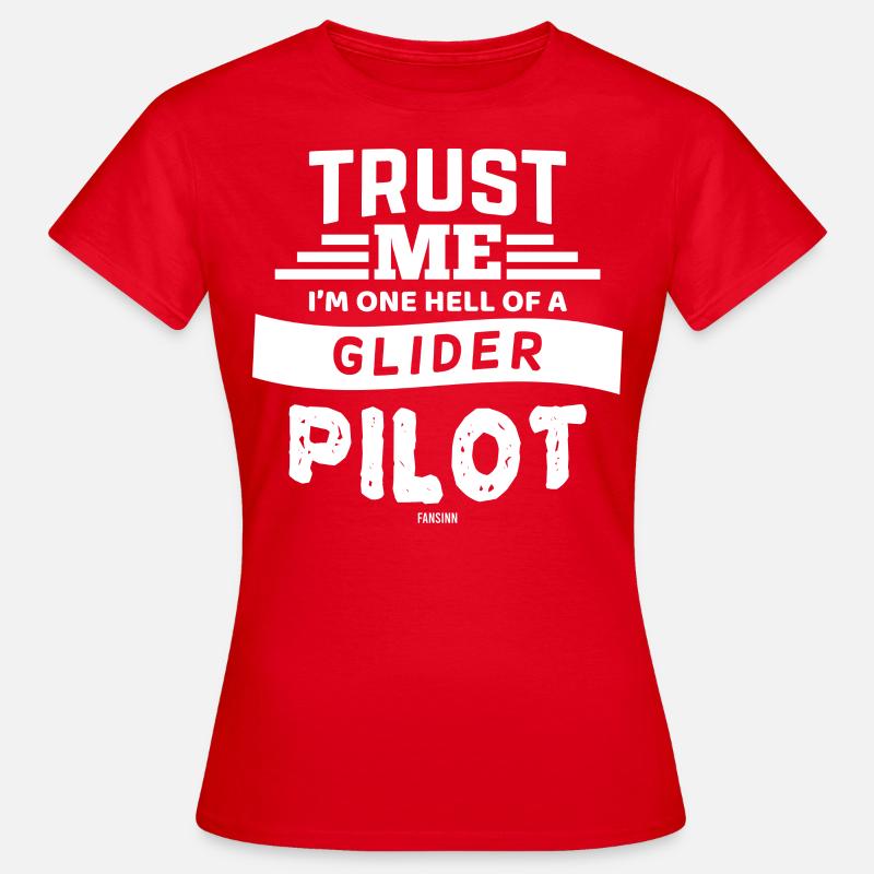 Glider glider pilot - Women's T-Shirt - red