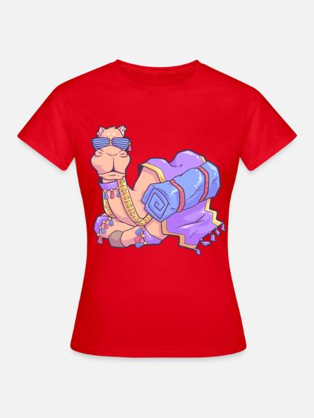 Kamel - Frauen T-Shirt - Rot