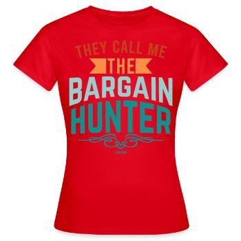 Schnäppchen - Frauen T-Shirt - Rot - Vorne - AI Model Female 172 dark (172cm)