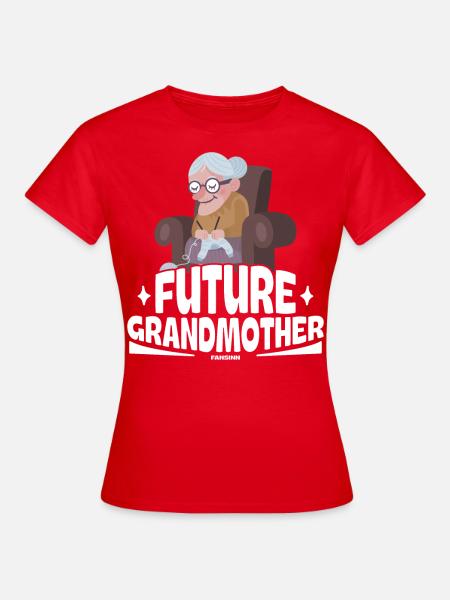 Future Grandmother - Frauen T-Shirt - Rot