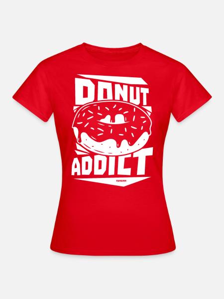 Donut - Frauen T-Shirt - Rot
