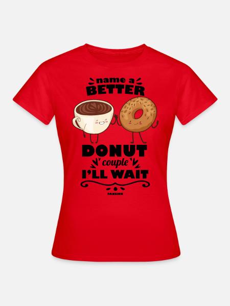 Donut - Frauen T-Shirt - Rot