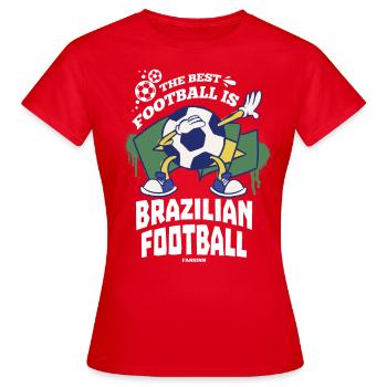 Brésil Rio de Janeiro Amérique du Sud Cadeau - T-shirt Femme - rouge - Devant - AI Model Female 172 dark (172cm)