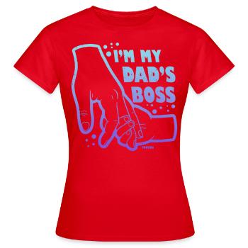 Père et fille - T-shirt Femme - rouge - Devant - AI Model Female 172 dark (172cm)