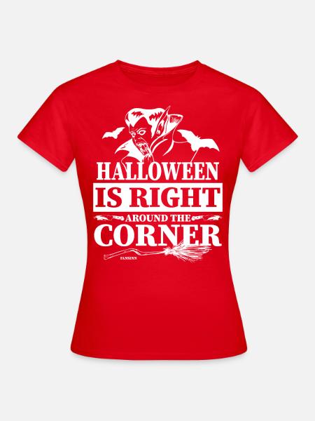 Bald ist Halloween - Frauen T-Shirt - Rot