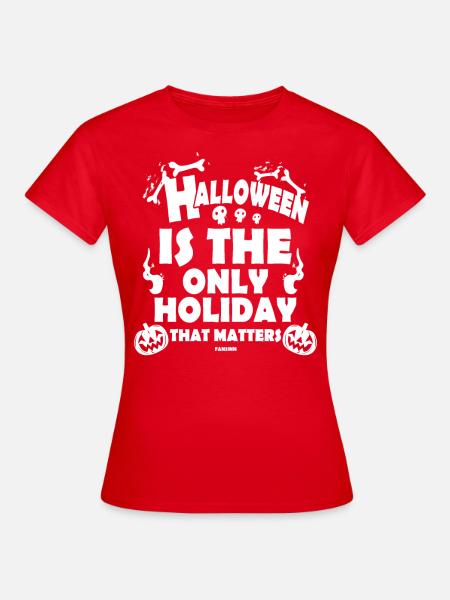 Halloween Kostüm - Frauen T-Shirt - Rot