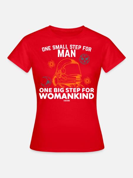 Wissenschaft Astronaut Mond Sonne - Frauen T-Shirt - Rot