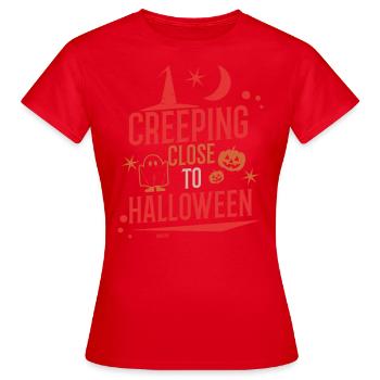 Costume d’Halloween - T-shirt Femme - rouge - Devant - AI Model Female 172 dark (172cm)