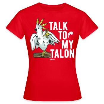 Jardin zoologique Cockatoo Oiseau - T-shirt Femme - rouge - Devant - AI Model Female 172 dark (172cm)
