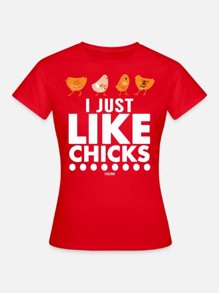 Hühnerstall Huhn Vogel - Frauen T-Shirt - Rot