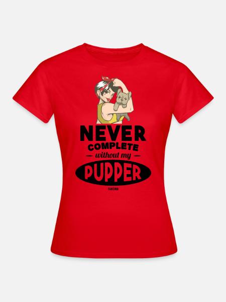 lustiger Hundespruch für Frauen - Frauen T-Shirt - Rot