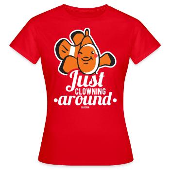 Clownfish Anemonefish Aquatic Fishing - Women's T-Shirt - red - Front - AI Model Female 172 dark (172cm)