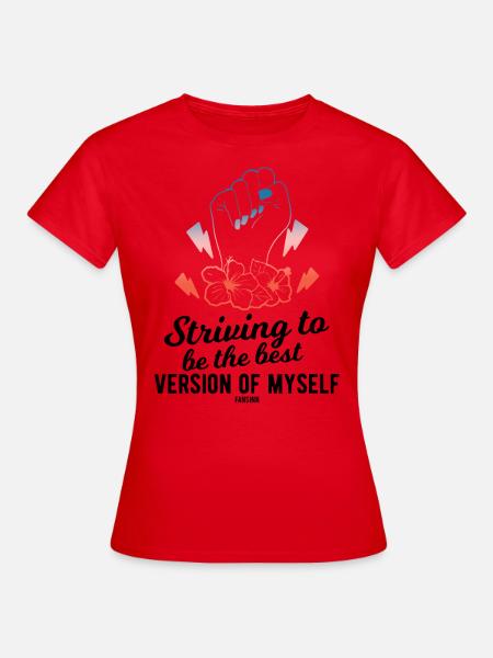 starke Frau - Frauen T-Shirt - Rot