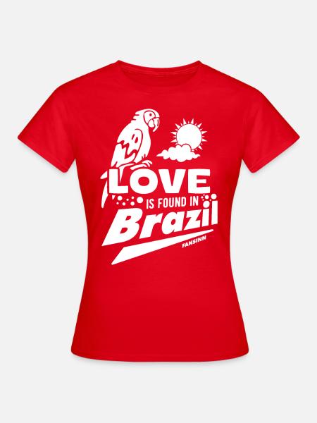 Brasilien - Frauen T-Shirt - Rot