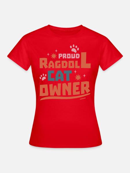 stolzer Ragdoll Katzenbesitzer - Frauen T-Shirt - Rot