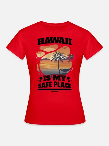 Hawaii - Frauen T-Shirt - Rot