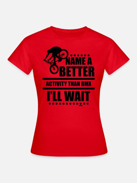 BMX - Frauen T-Shirt - Rot