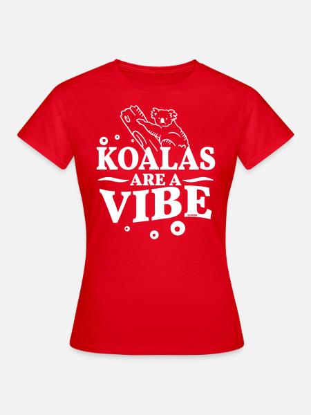Koalaliebhaber Geschenkidee - Frauen T-Shirt - Rot
