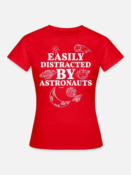 100% Certified Astronaut Lover - Frauen T-Shirt - Rot