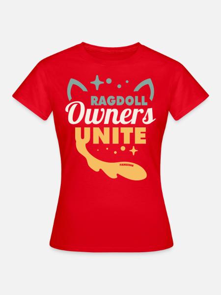 Ragdoll Besitzer - Frauen T-Shirt - Rot