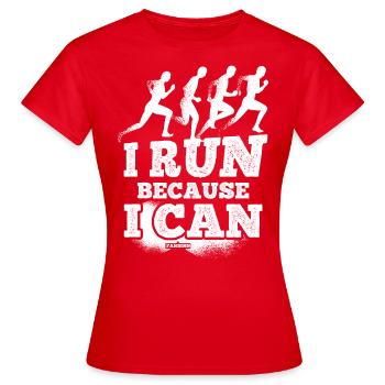 Courir - T-shirt Femme - rouge - Devant - AI Model Female 172 dark (172cm)