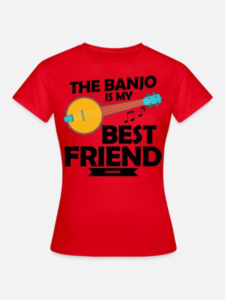 Banjo-Liebhaber - Frauen T-Shirt - Rot