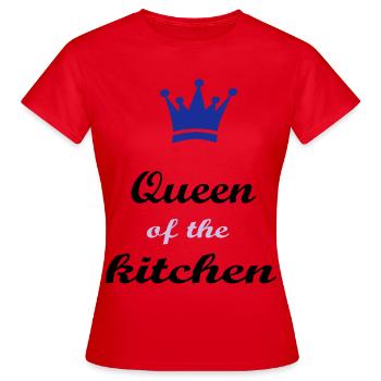 Cuire - T-shirt Femme - rouge - Devant - AI Model Female 172 dark (172cm)