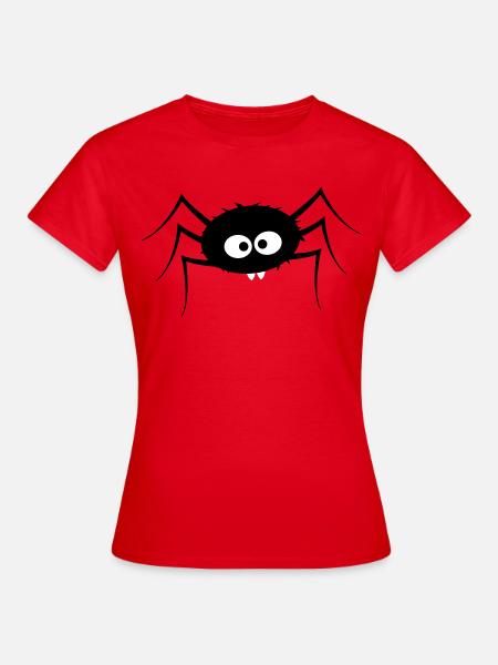 Spinne - Frauen T-Shirt - Rot