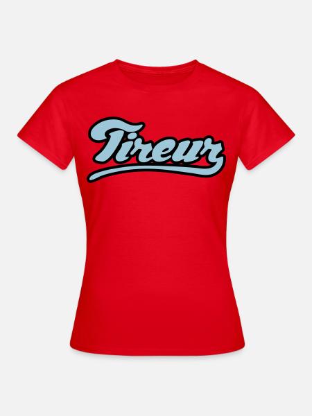 Tireur pétanque flex - T-shirt Femme - rouge